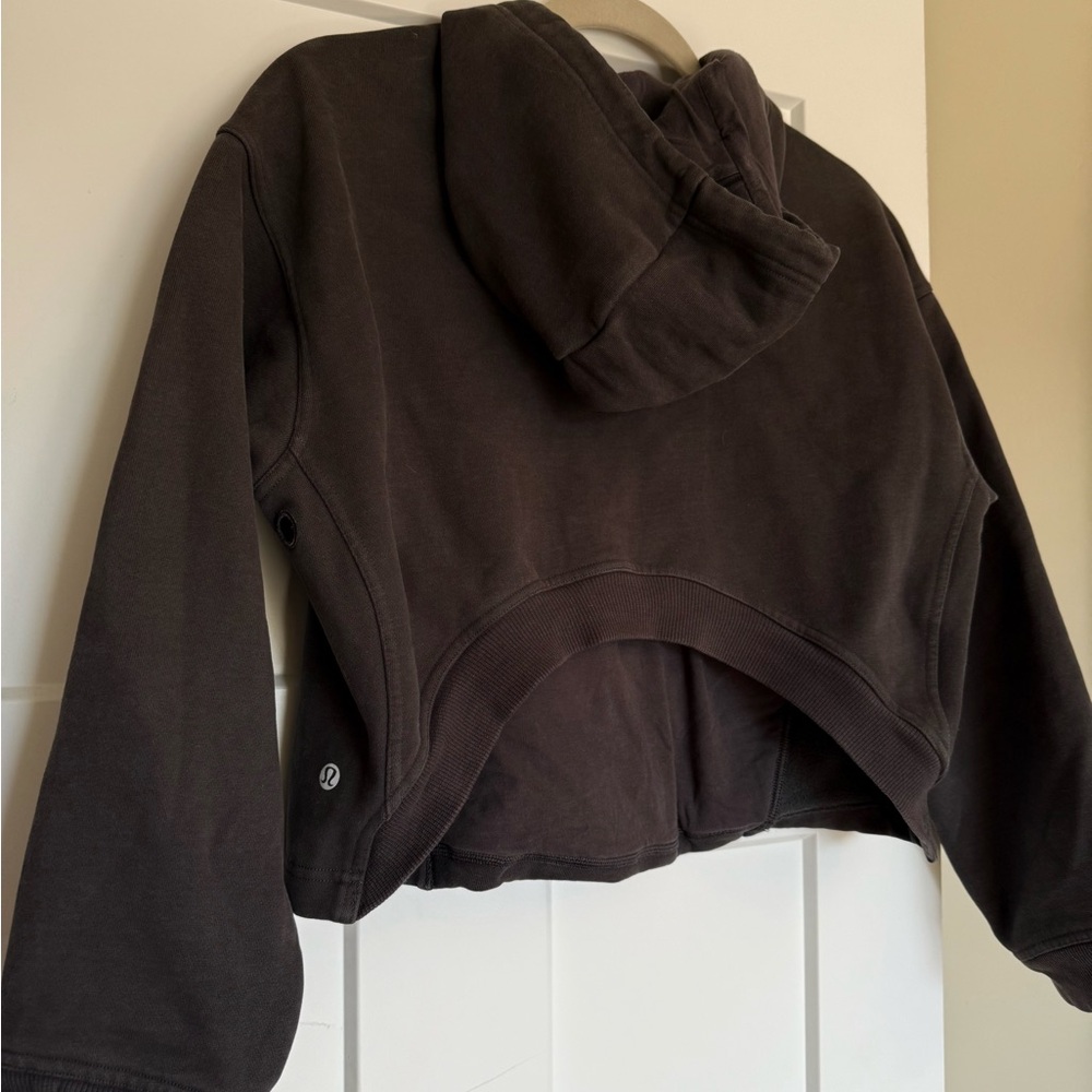 Lululemon Cool Crescent Hoodie Gray - crop sweatshirt - Picture 3 of 7